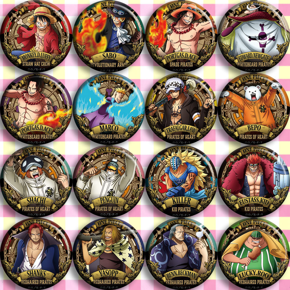 Luffy Anime Merchandise - ONEPIECE Anime Abzeichen C Stil Ruffy