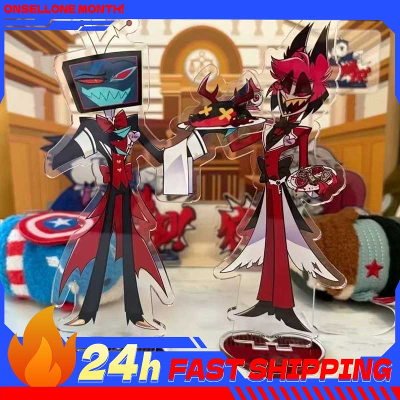 Anime Merchandise - 2 Stück Hazbin Anime Peripheriegeräte Alastor