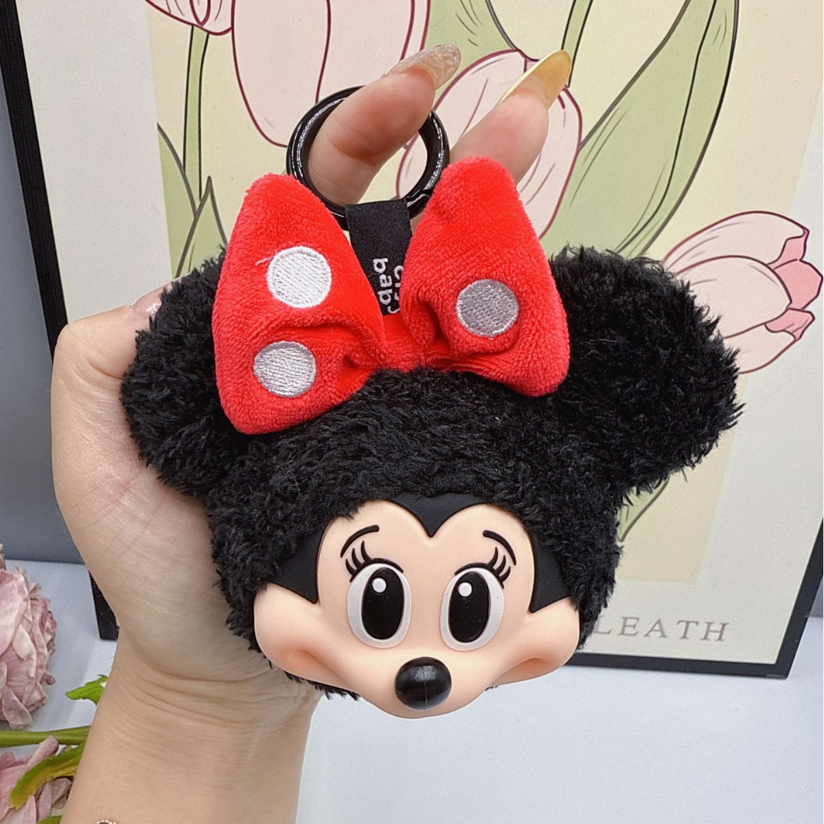 Anime Merchandise Figures - Mickey Minnie Plüschpuppe Schlüsselanhänger Niedliche Vinylfigur