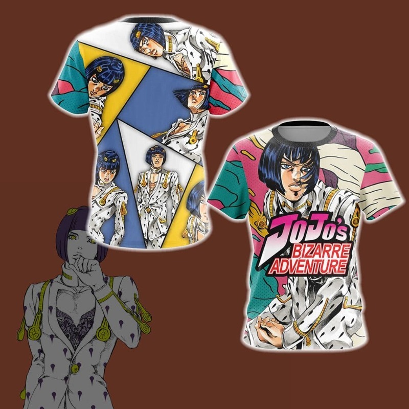 Anime Merchandise Shirt - 2026 Neues JOJO Golden Wind Bruno