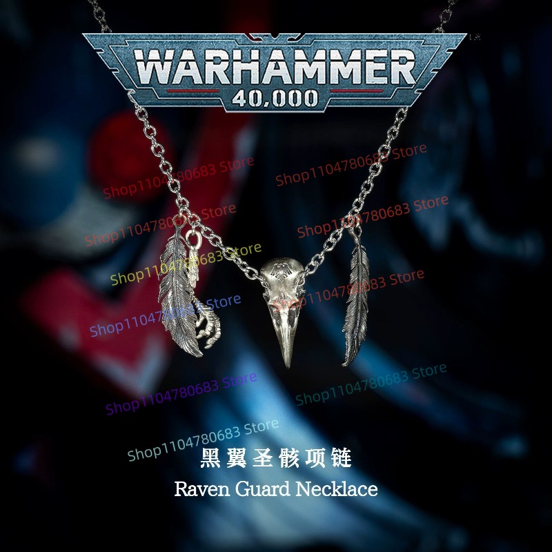 Anime Merchandise For Men - 40K Raven Guard Halskette, Retro-Kleidungsornament, Trendiger
