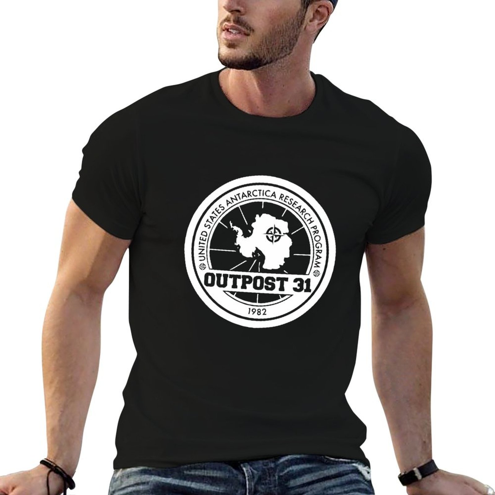 Anime Merchandise Shirt - Outpost 31 Logo MERCHANDISE T-Shirt Herren-T-Shirt