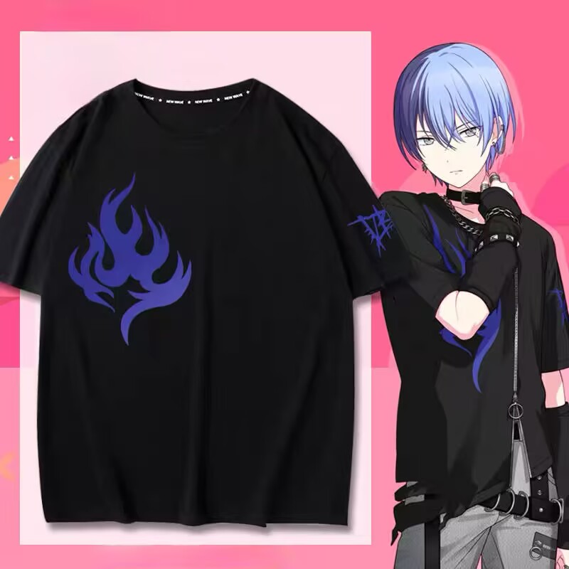 Anime Merchandise In Japanese - „World Project“ Cos Anime lockeres Kurzarm-T-Shirt