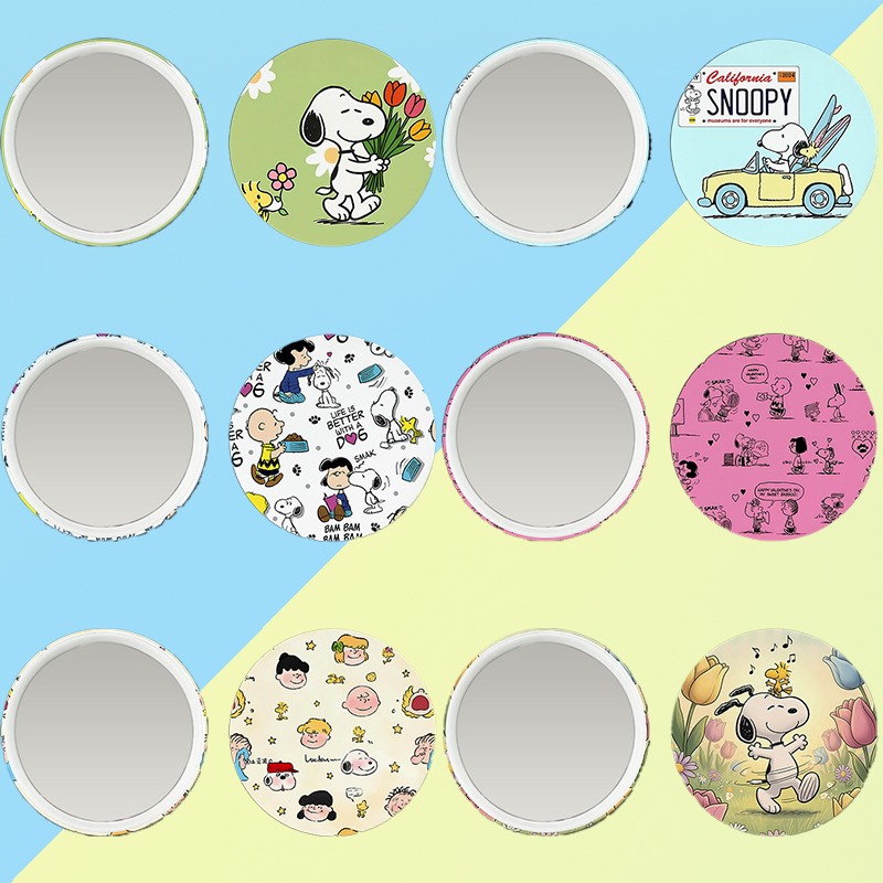 Neuer Snoopy-Ansteckspiegel fü – Anime Merchandise Women Bewertung und Preis