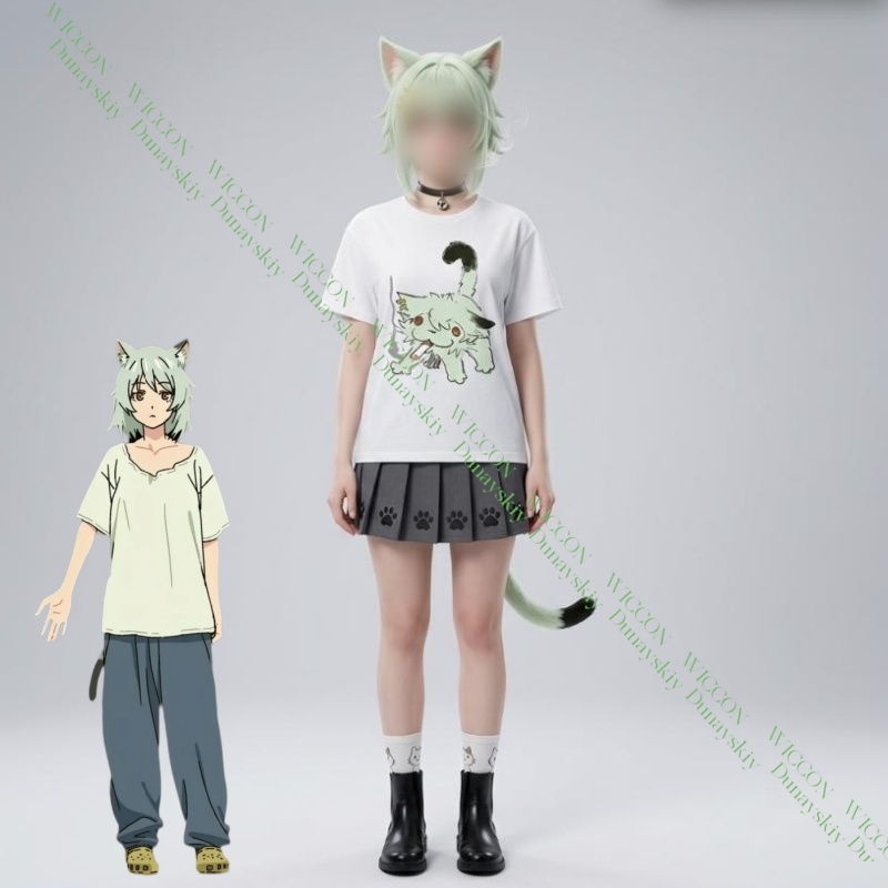Chainsmoker Cat Yaniko Satou N – Anime Merchandise Shirt Bewertung und Preis