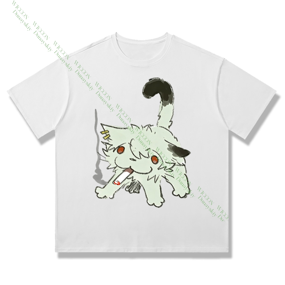Chainsmoker Cat Yaniko Satou N – Anime Merchandise Shirt Bewertung und Preis