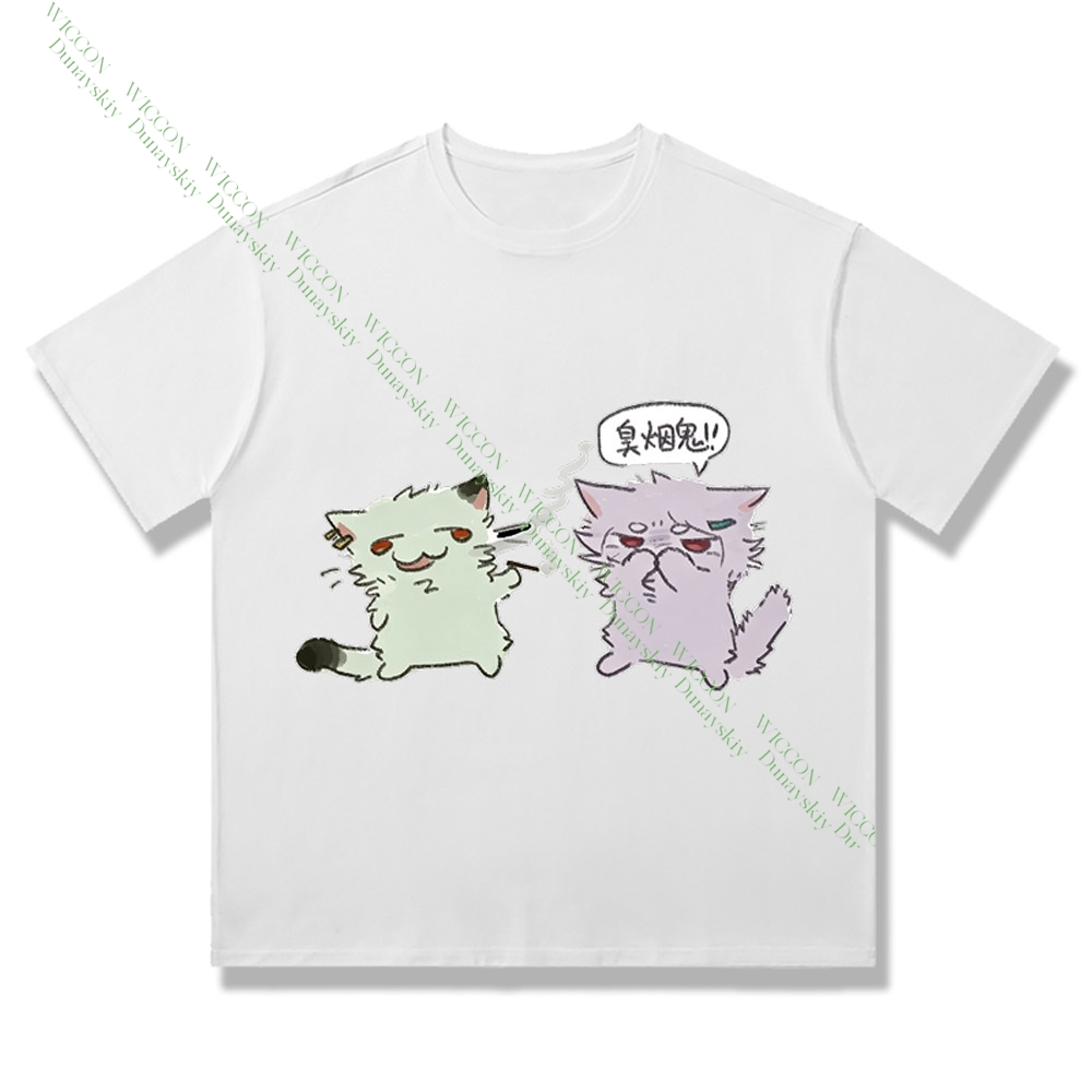 Chainsmoker Cat Yaniko Satou N – Anime Merchandise Shirt Bewertung und Preis