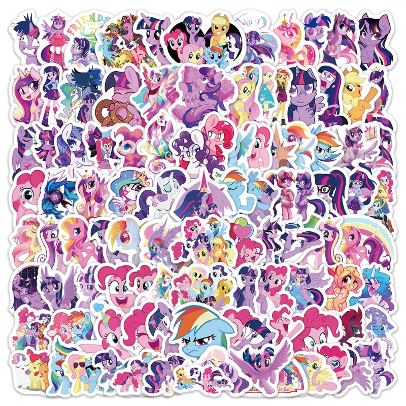 100 Stück Cartoon My Little Po – Anime Merchandise Bewertung und Preis