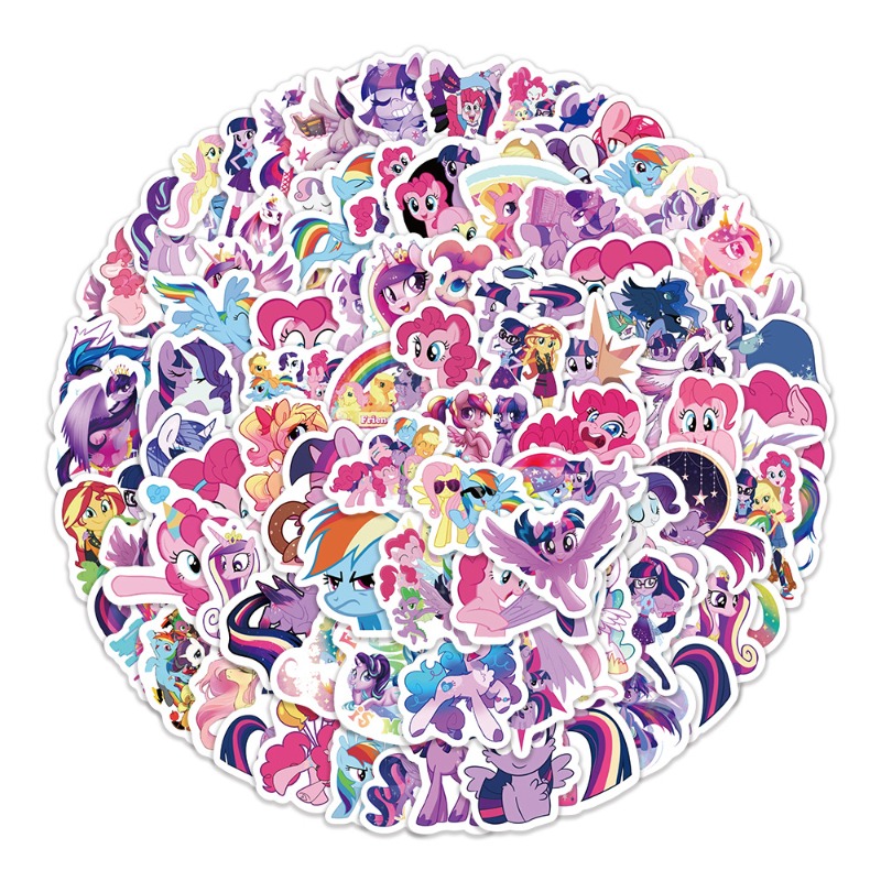 100 Stück Cartoon My Little Po – Anime Merchandise Bewertung und Preis