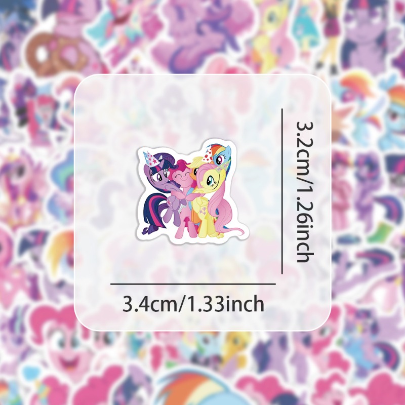 100 Stück Cartoon My Little Po – Anime Merchandise Bewertung und Preis