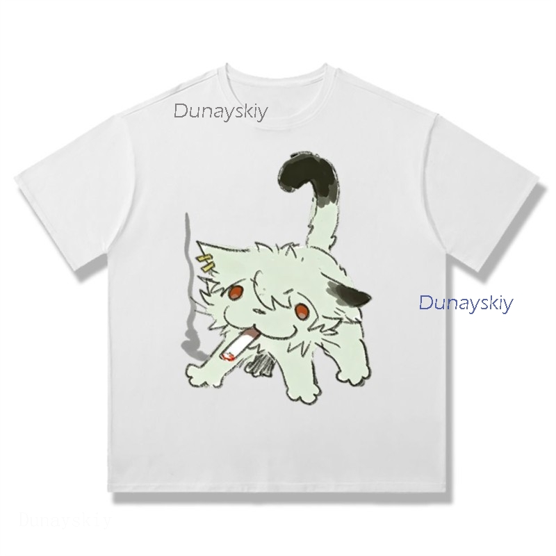 YesOk Chainsmoker Cat Yaniko S – Anime Merchandise Shirt Bewertung und Preis