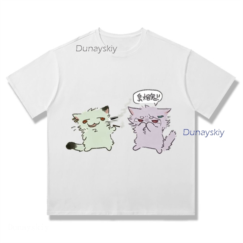 YesOk Chainsmoker Cat Yaniko S – Anime Merchandise Shirt Bewertung und Preis