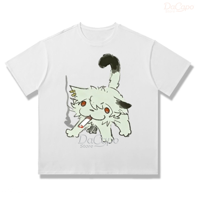 Chainsmoker Cat Yaniko Satou N – Anime Merchandise Shirt Bewertung und Preis