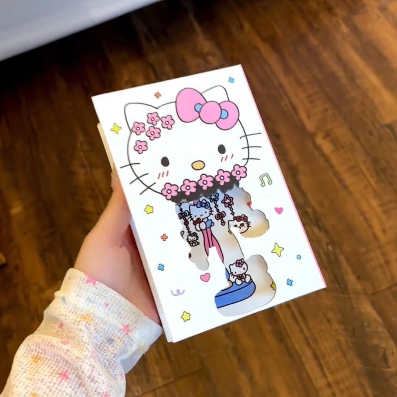 Hello Kitty Ausgestanztes Drei – Art Book Illustration Bewertung und Preis