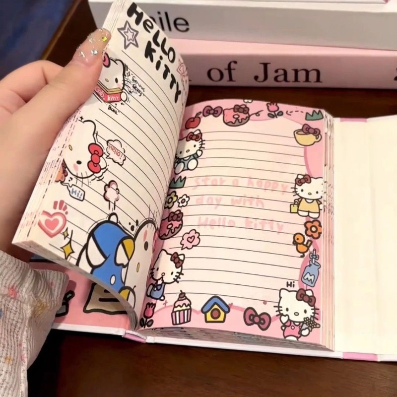 Hello Kitty Ausgestanztes Drei – Art Book Illustration Bewertung und Preis